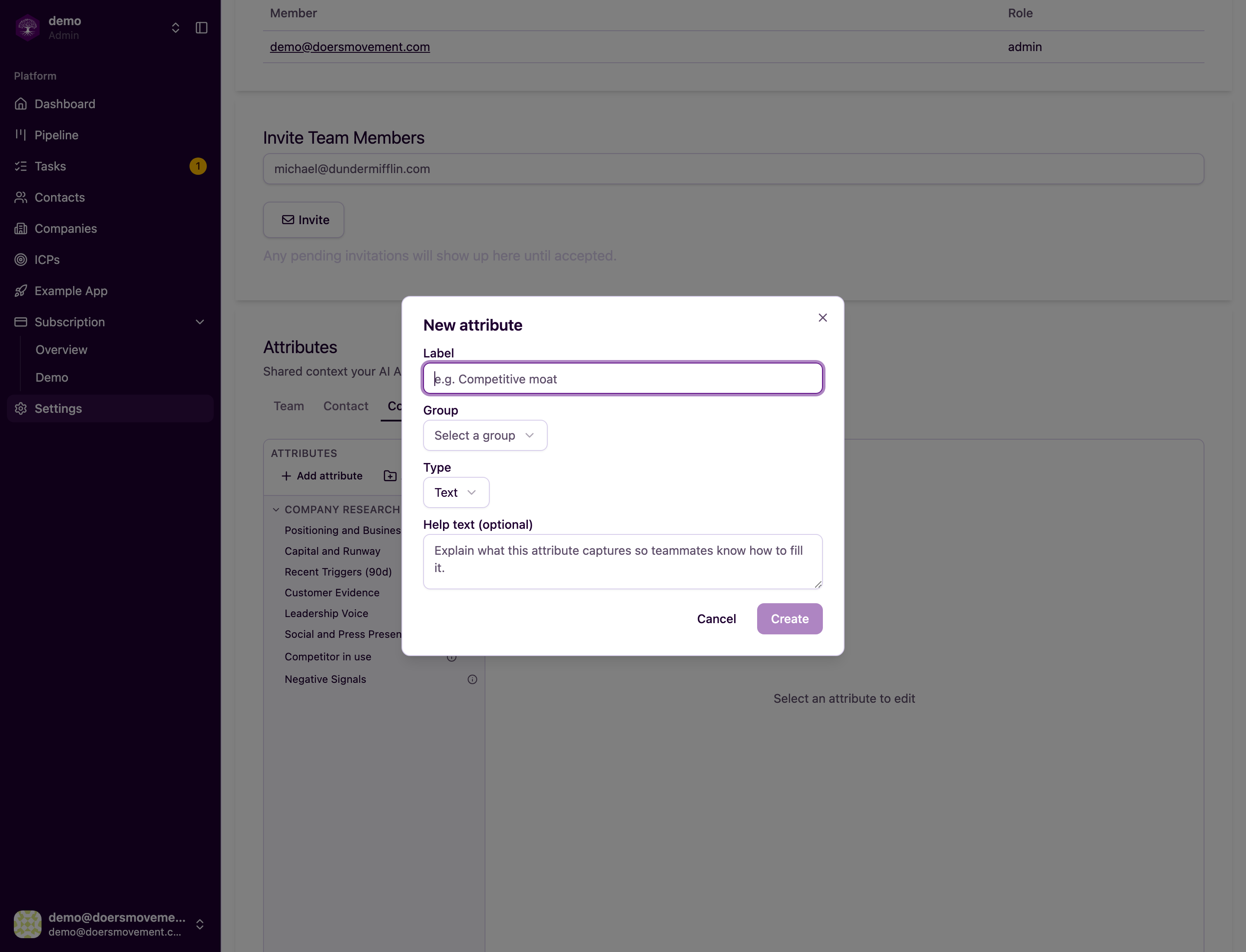 Adding a custom attribute